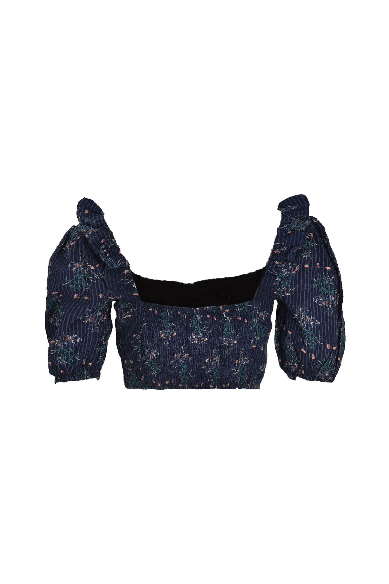 بلوز آستین کوتاه کراپ اسلیم