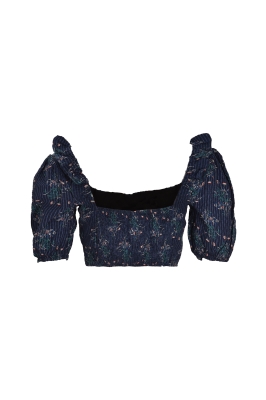 بلوز آستین کوتاه کراپ اسلیم