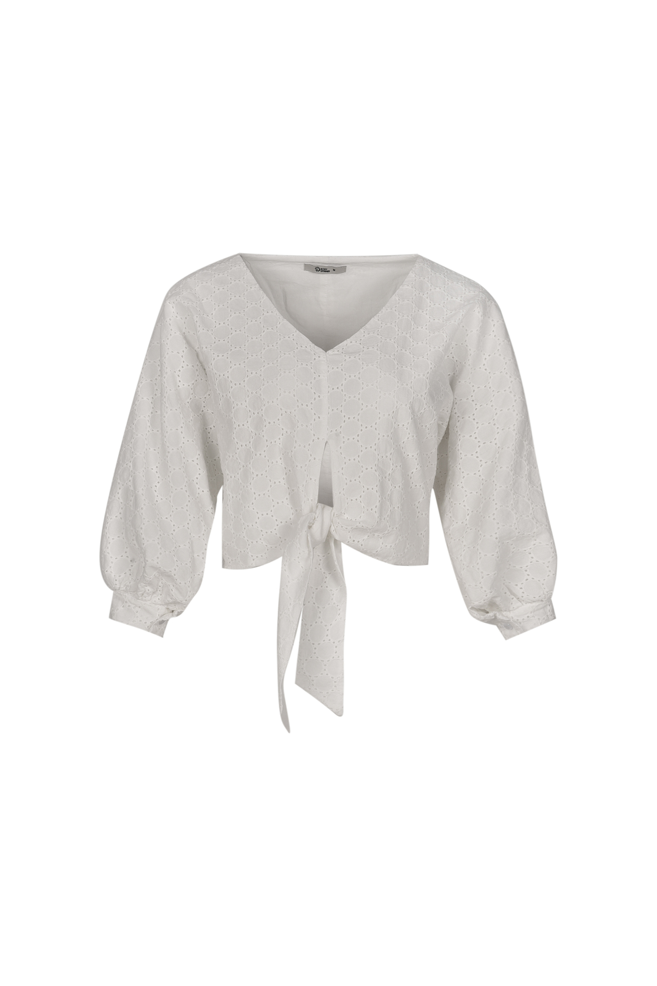 بلوز آستین بلند گره دار