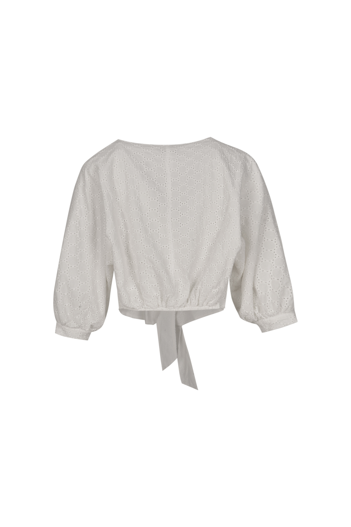 بلوز آستین بلند گره دار