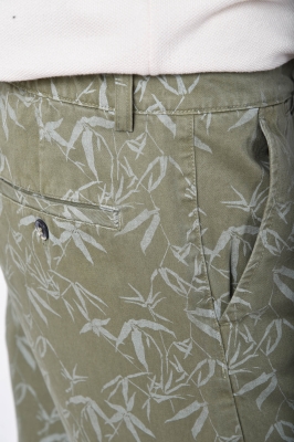 شلوارک کتان چاپی