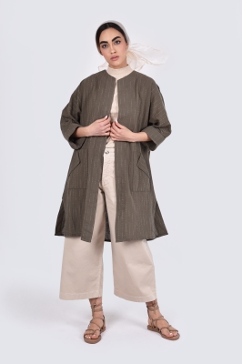 مانتو کیمونو راه راه