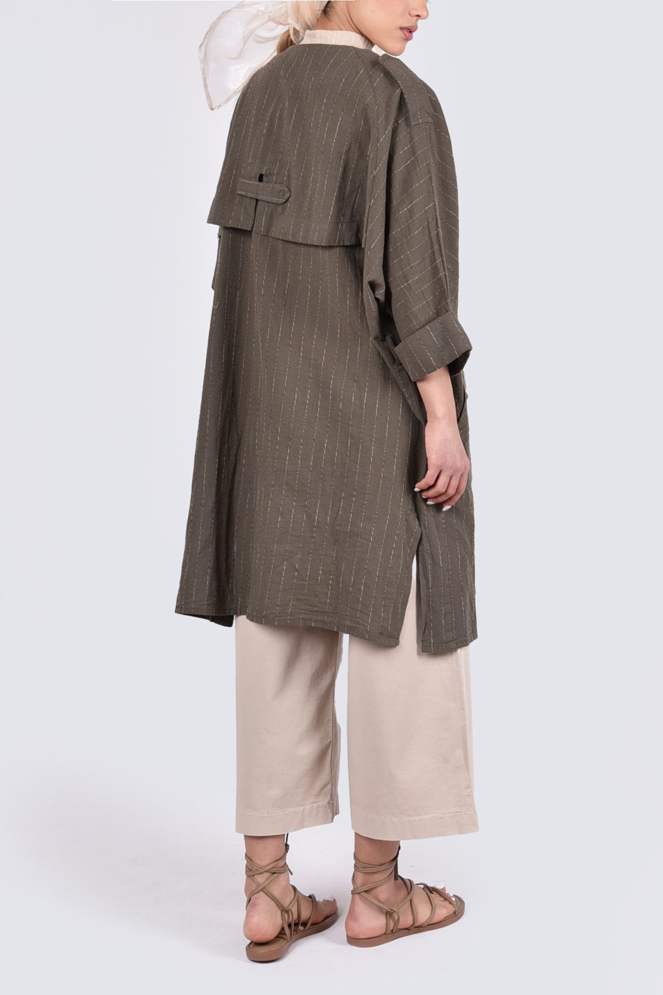 مانتو کیمونو راه راه