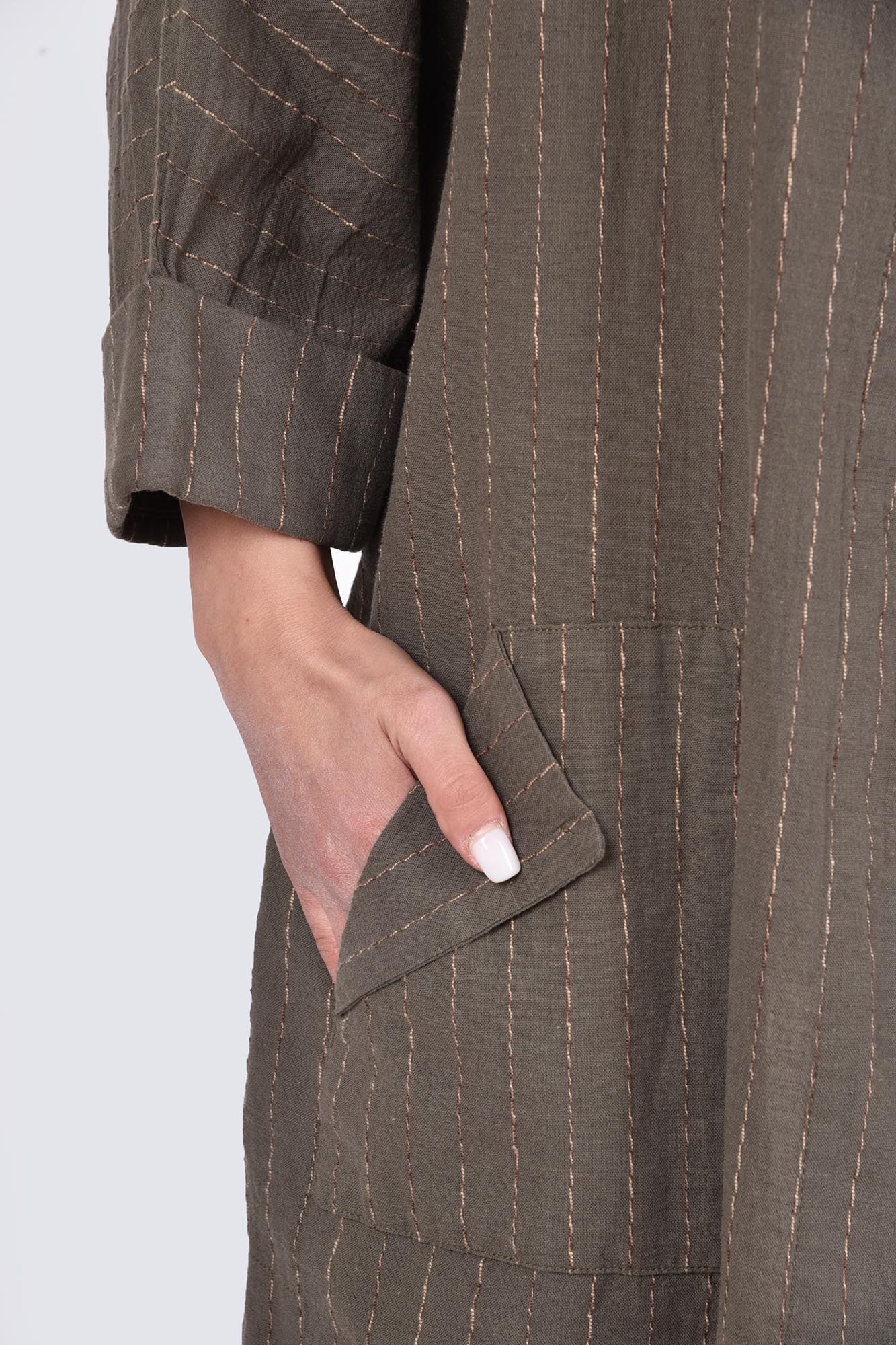 مانتو کیمونو راه راه