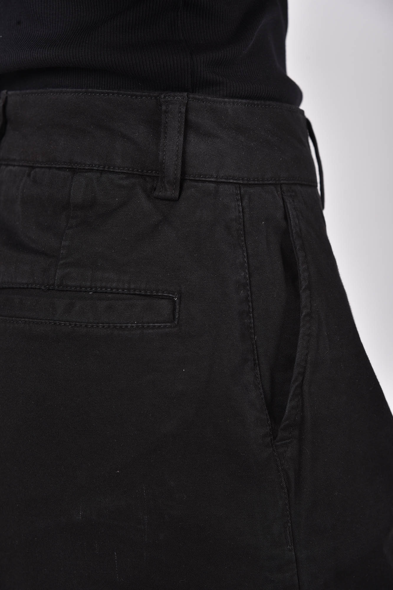 شلوار کتان کوتاه واید