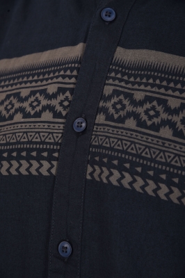 پیراهن آستین بلند چاپی