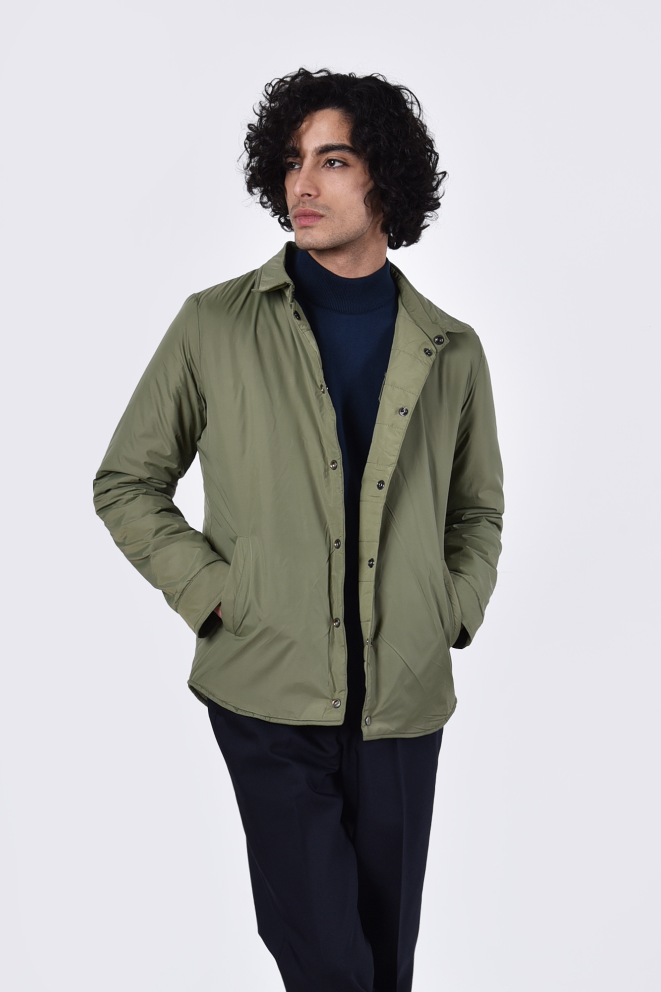 کاپشن کوتاه دو جیب