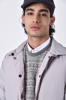 کاپشن کوتاه دو جیب