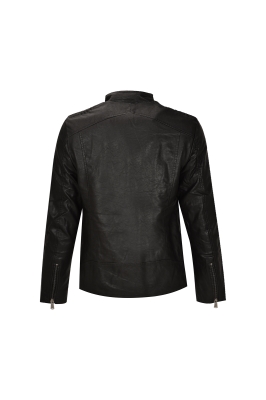 کاپشن چرم سرشانه دوخت دار