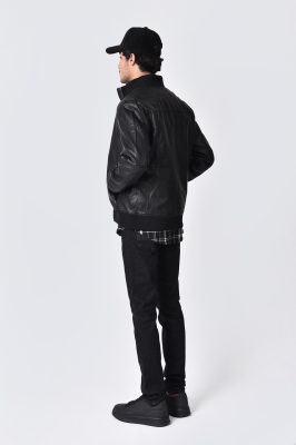 کاپشن چرم دمپا کش