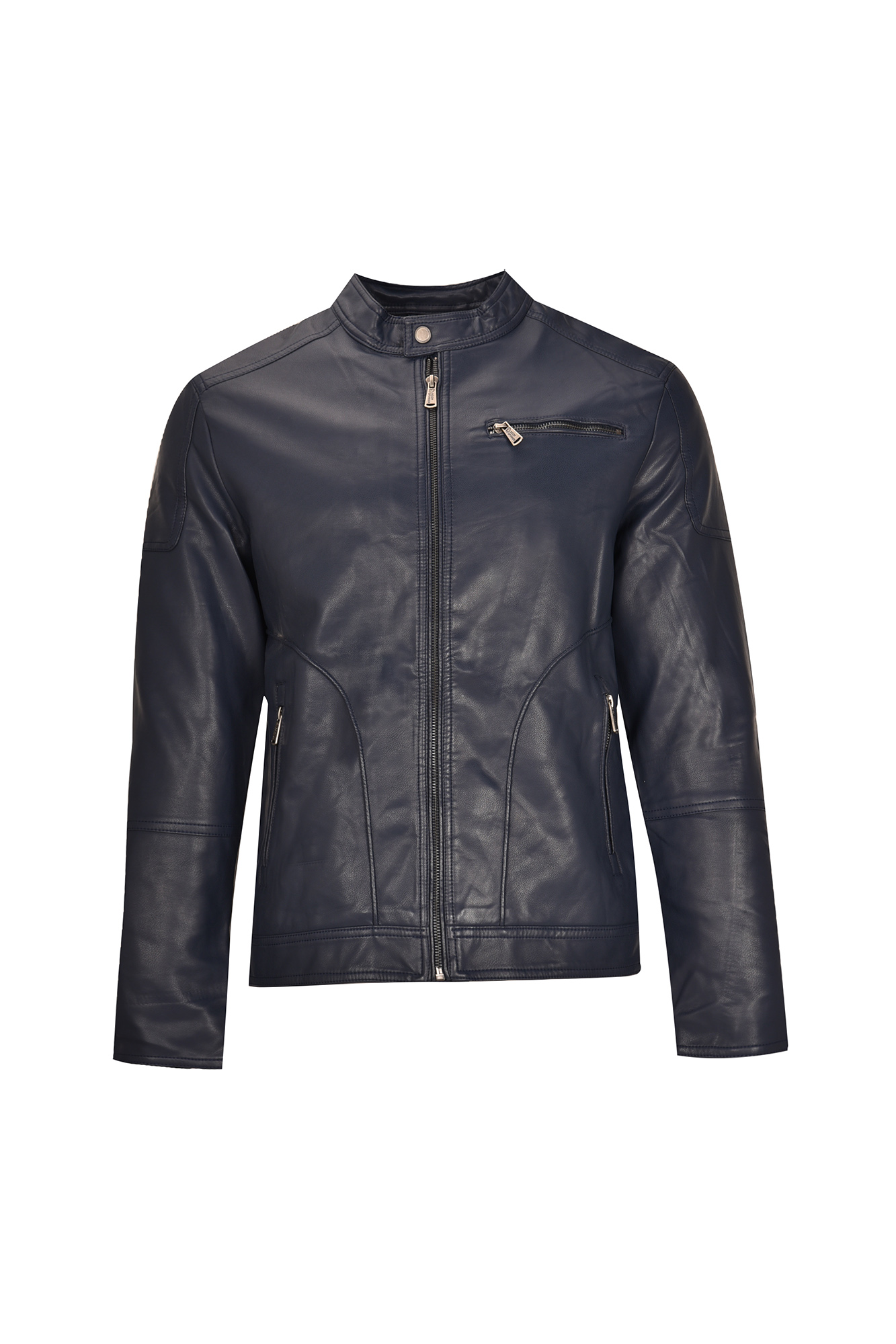 کاپشن چرم برش دار