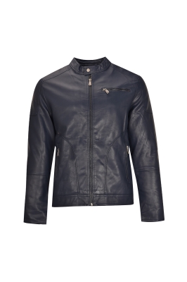 کاپشن چرم برش دار