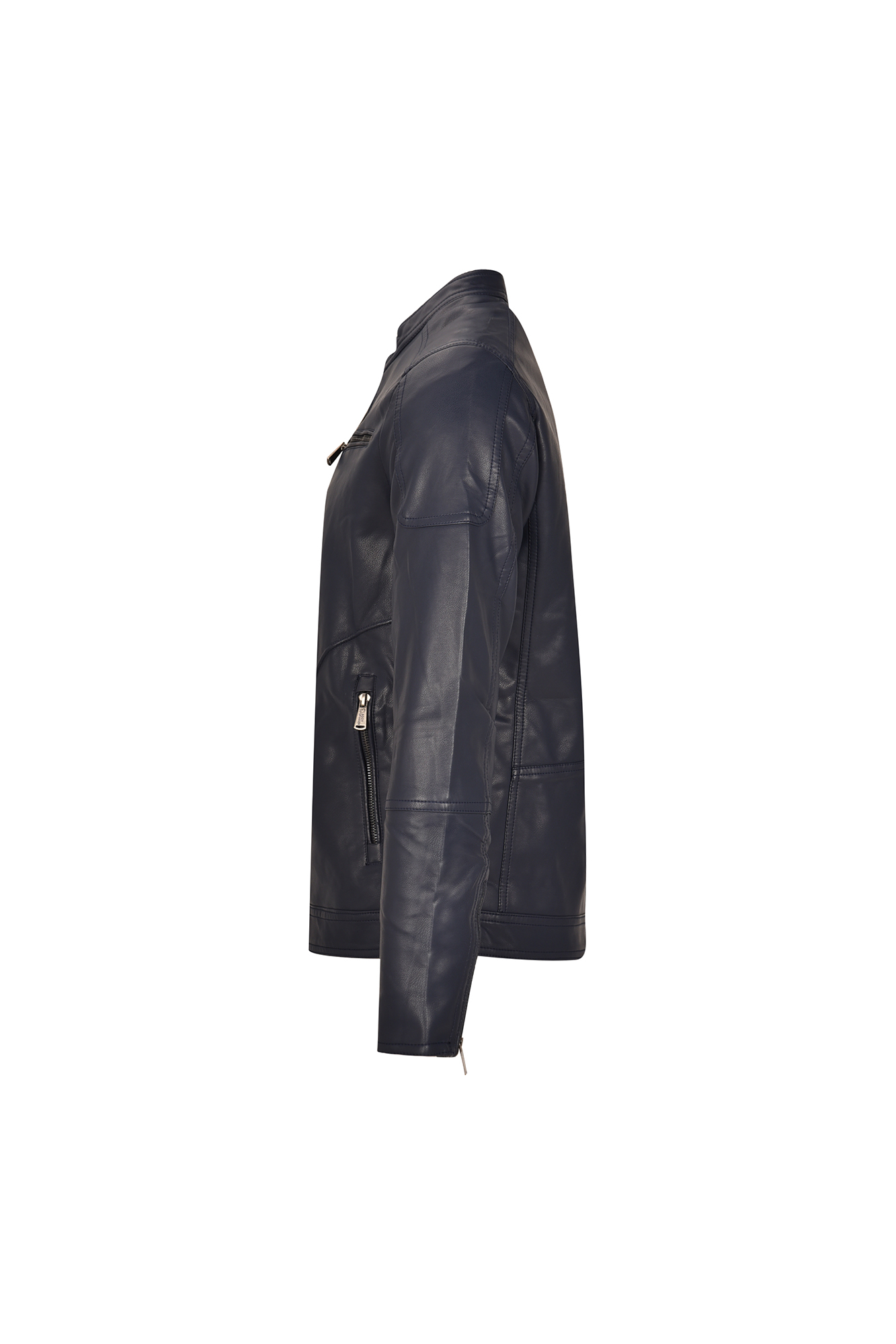 کاپشن چرم برش دار