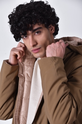 کاپشن بلند دو رو