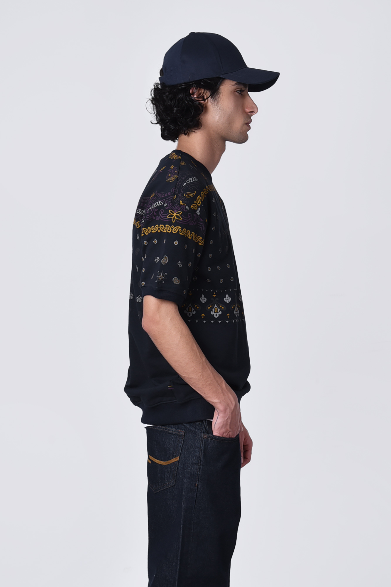 تیشرت آستین کوتاه دورس چاپی