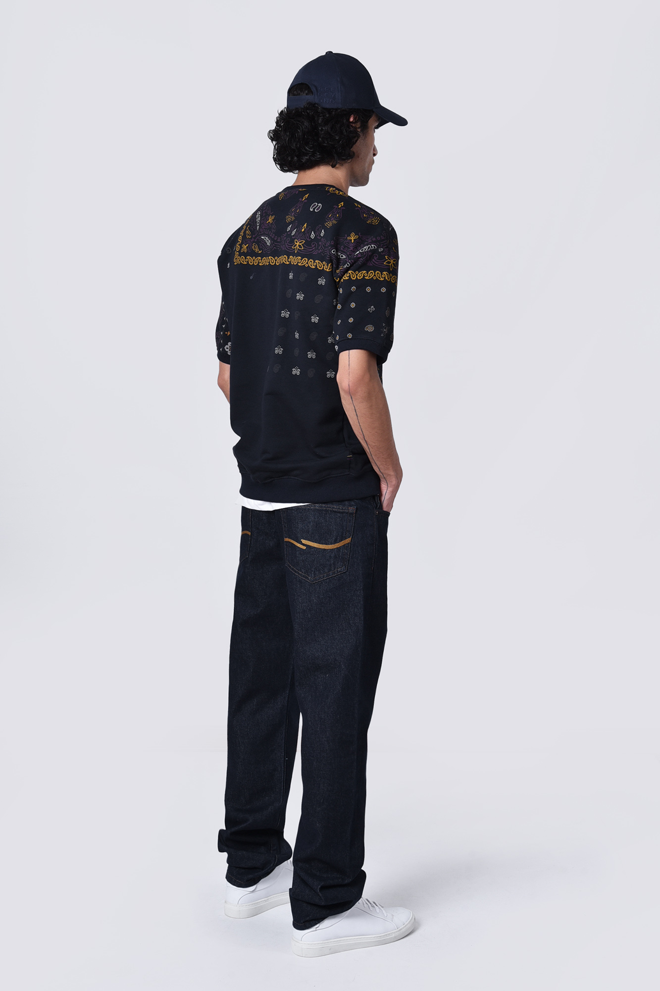 تیشرت آستین کوتاه دورس چاپی