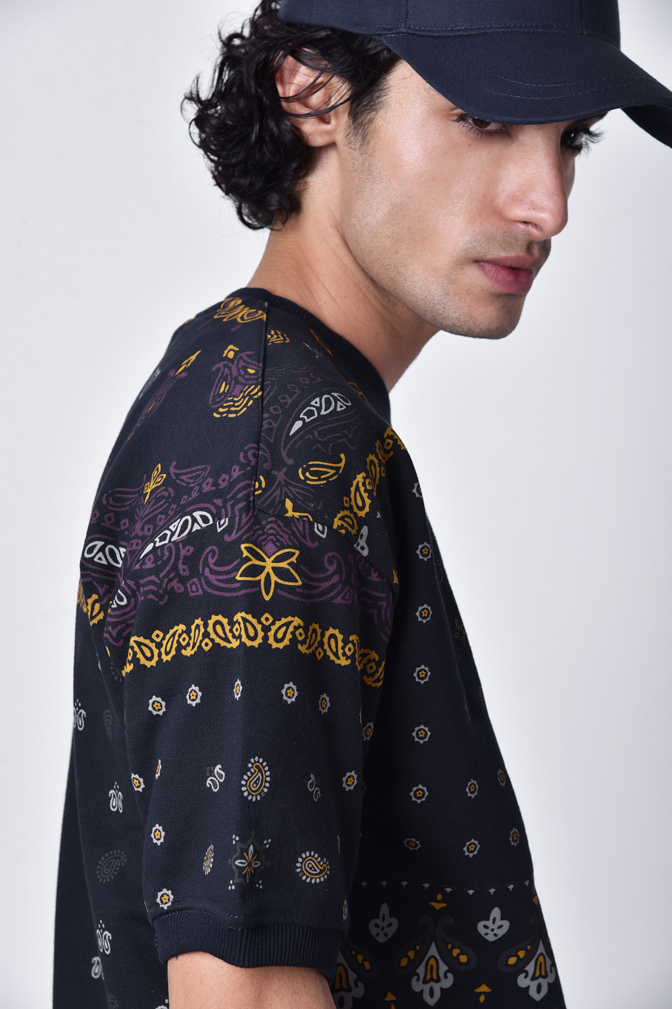 تیشرت آستین کوتاه دورس چاپی