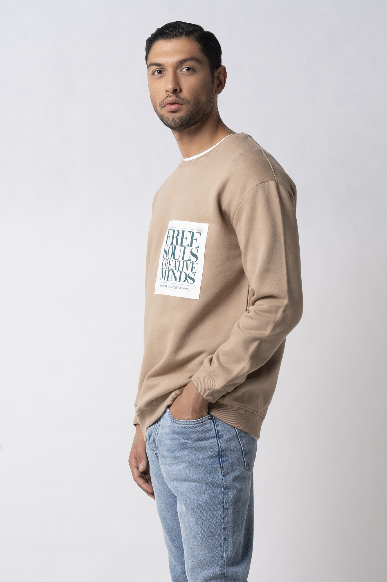 تیشرت آستین بلند چاپی