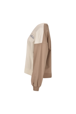 تیشرت آستین بلند میکس سه رنگ