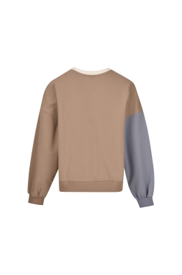 تیشرت آستین بلند میکس سه رنگ