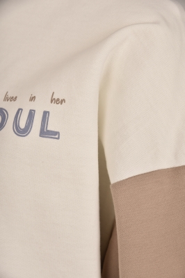 تیشرت آستین بلند میکس سه رنگ