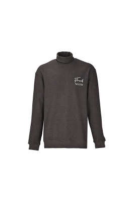 تیشرت آستین بلند یقه اسکی چاپی