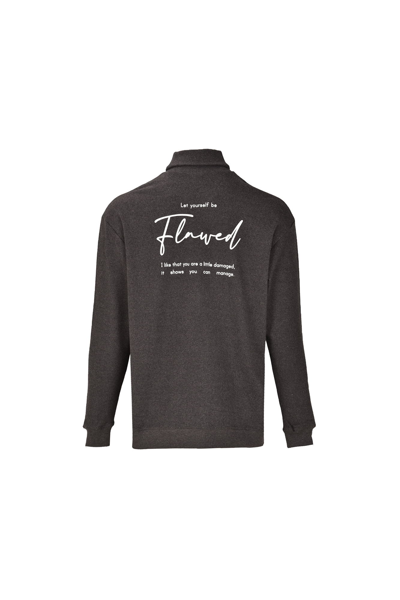 تیشرت آستین بلند یقه اسکی چاپی