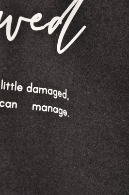 تیشرت آستین بلند یقه اسکی چاپی