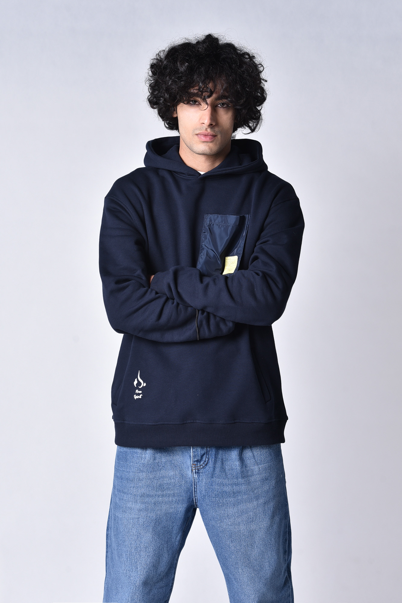 هودی جیب دار چاپی