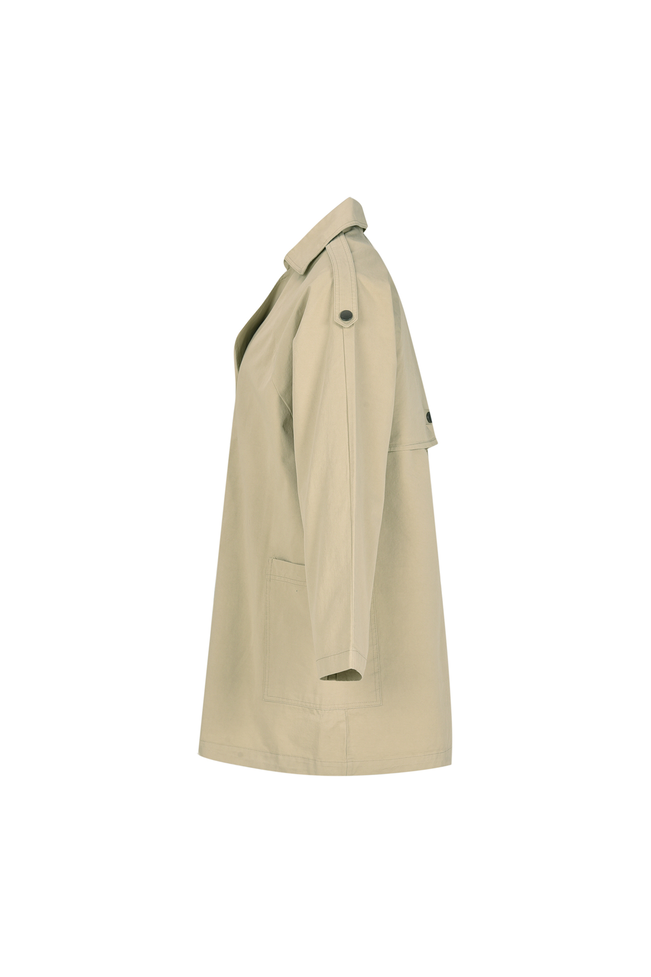 مانتو کتان یوک دار