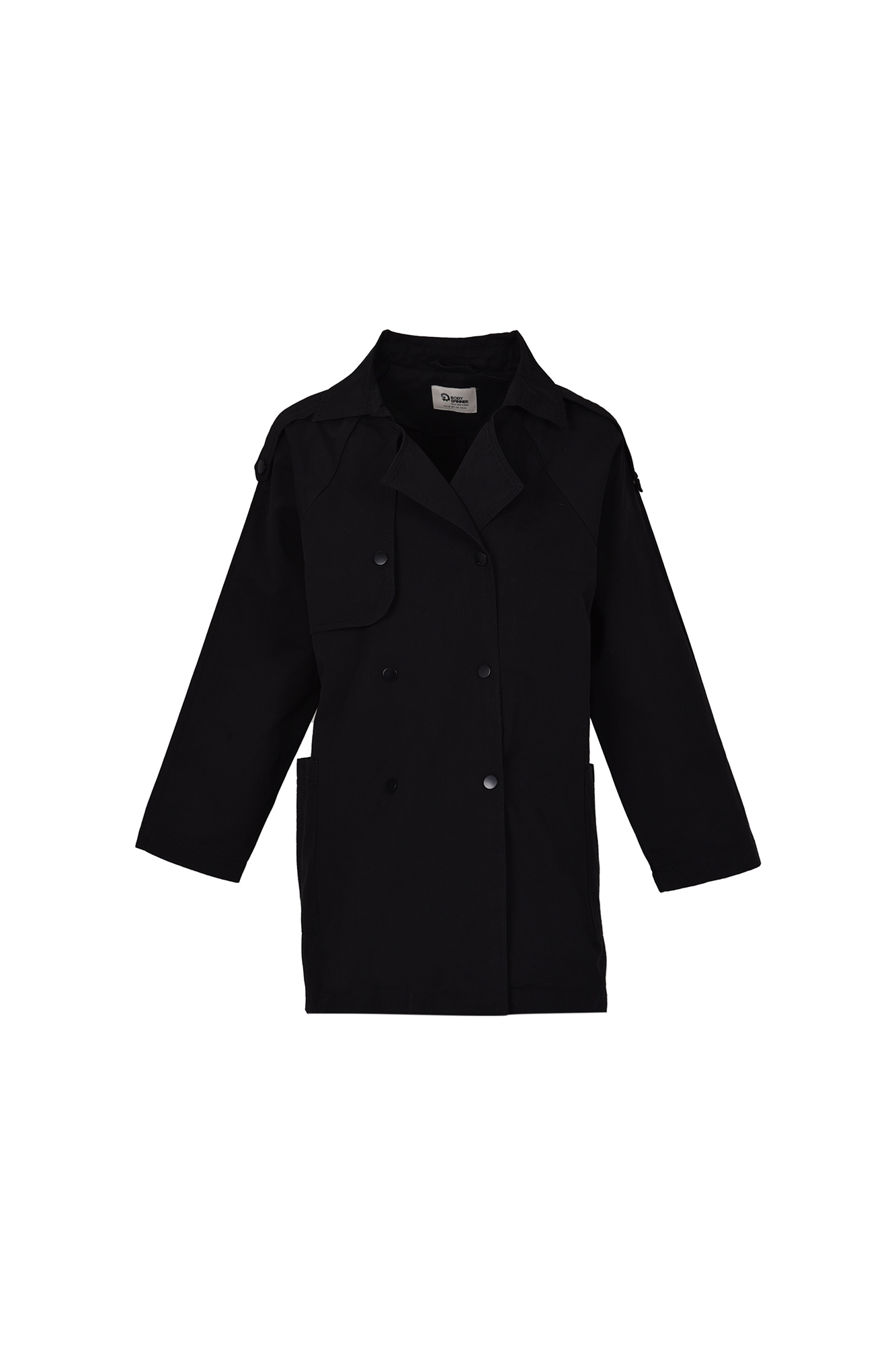 مانتو کتان یوک دار