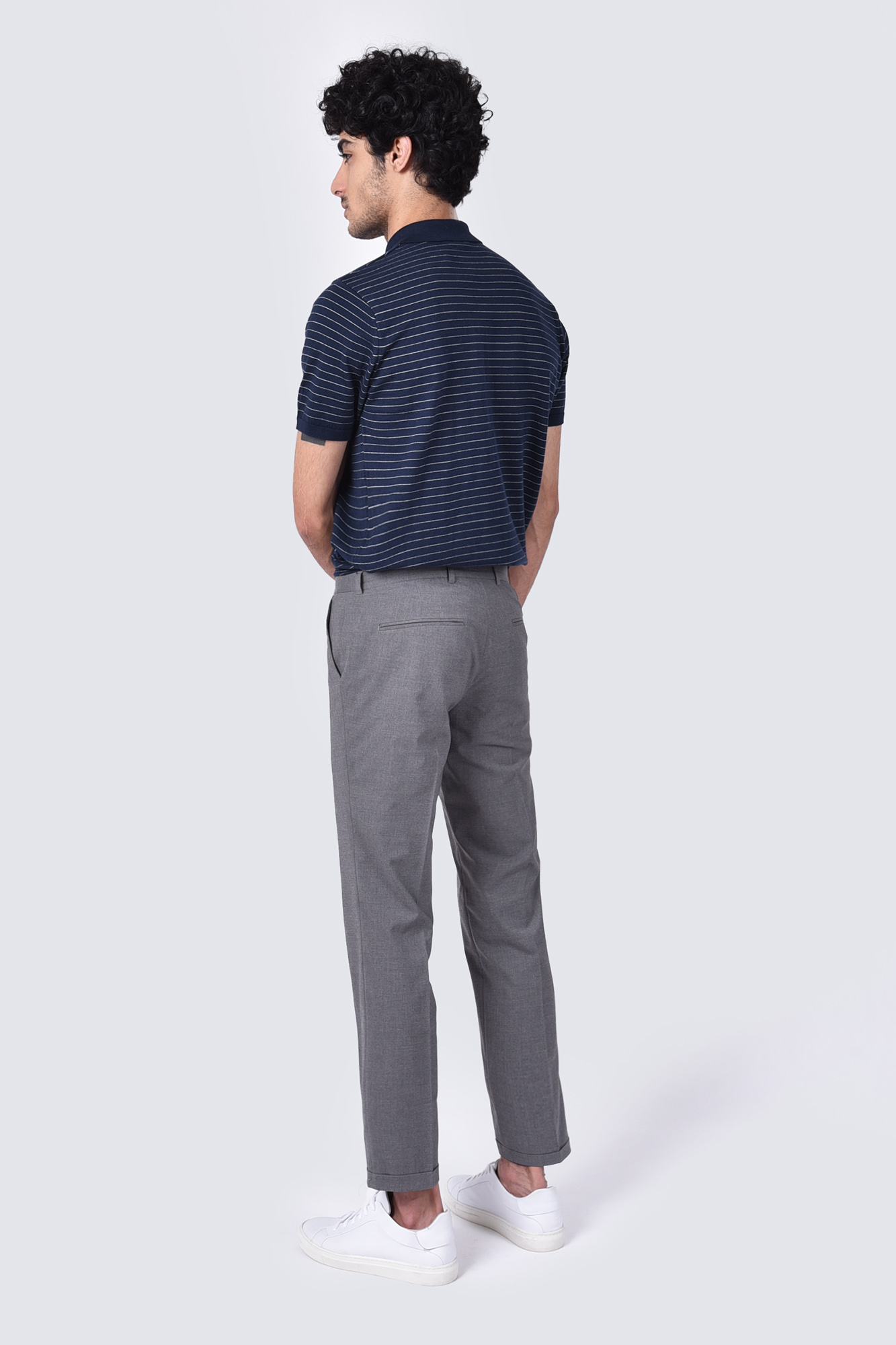 شلوار پارچه ای راه راه