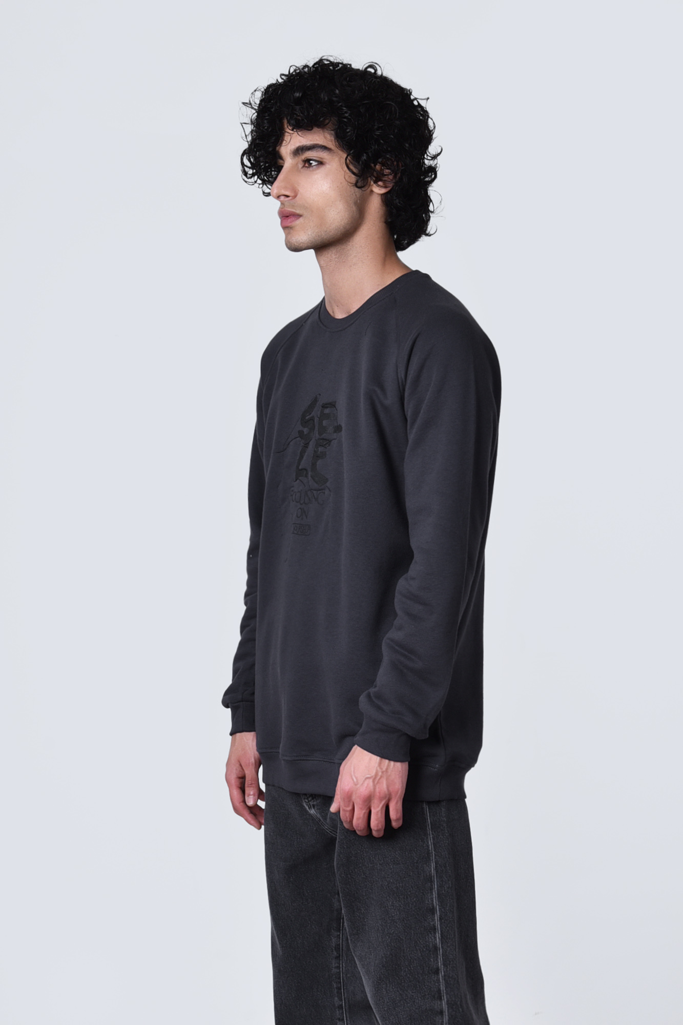 تیشرت آستین بلند چاپی گلدوزی