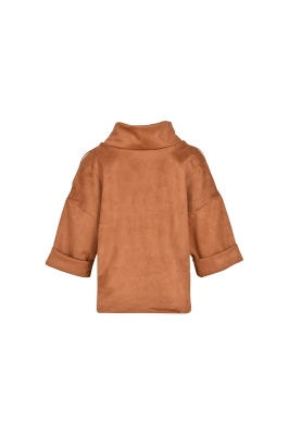 بلوز آستین بلتد یقه اسکی