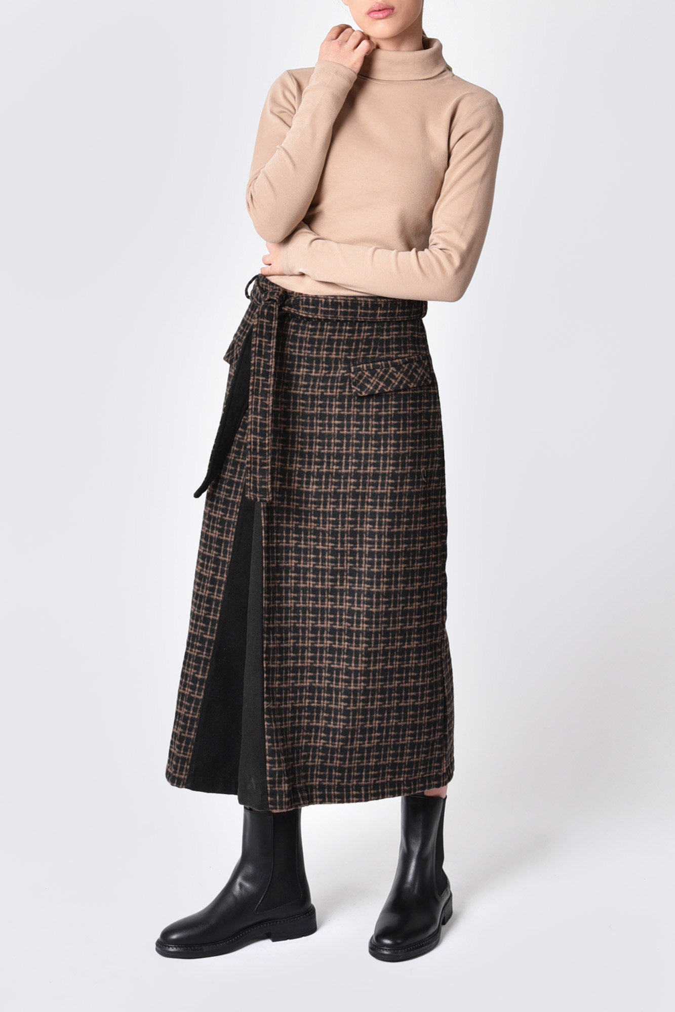 تیشرت آستین بلند یقه اسکی