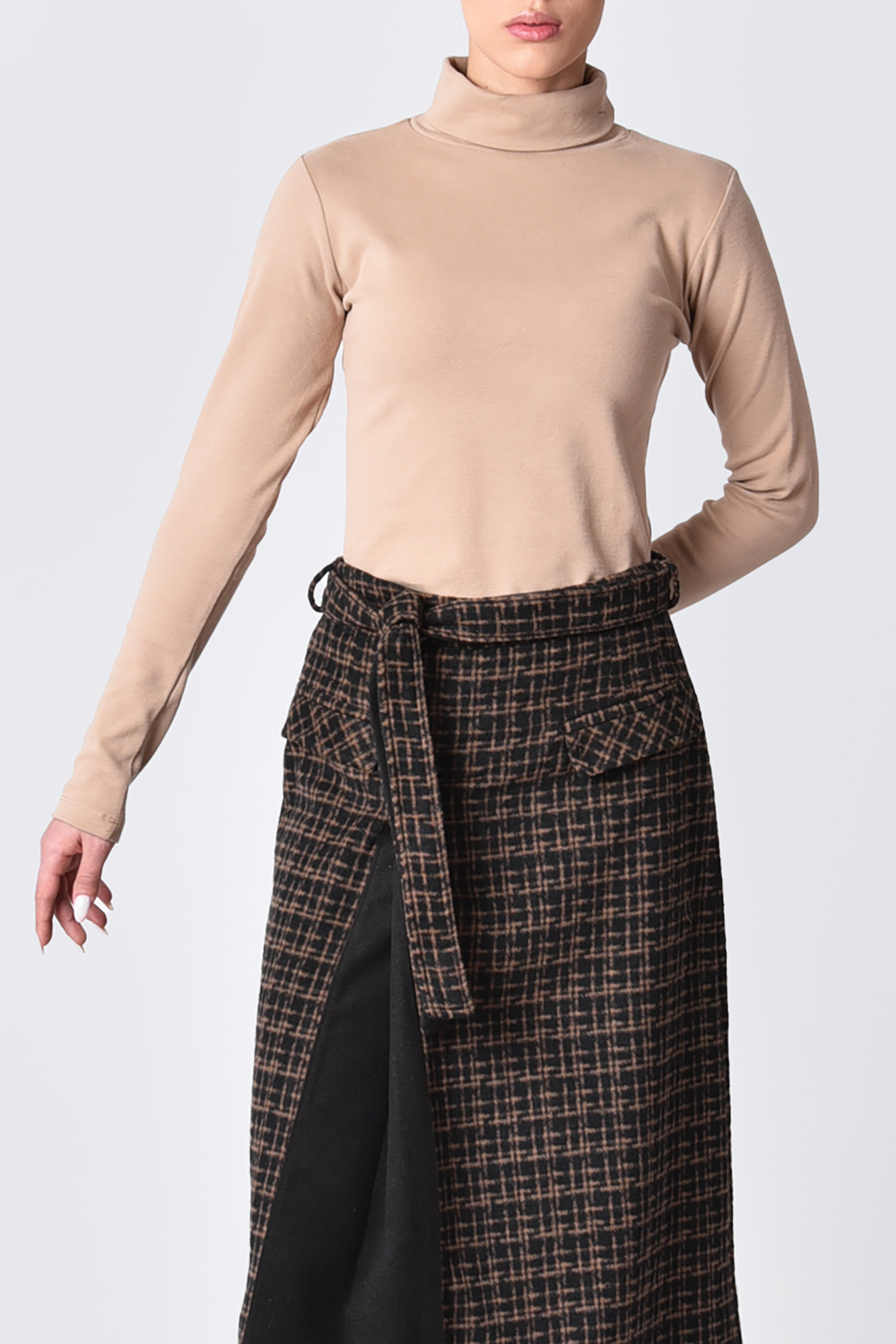 تیشرت آستین بلند یقه اسکی