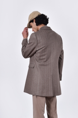 پالتو بلند یقه بلیزر چهار دکمه