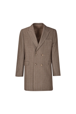 پالتو بلند یقه بلیزر چهار دکمه