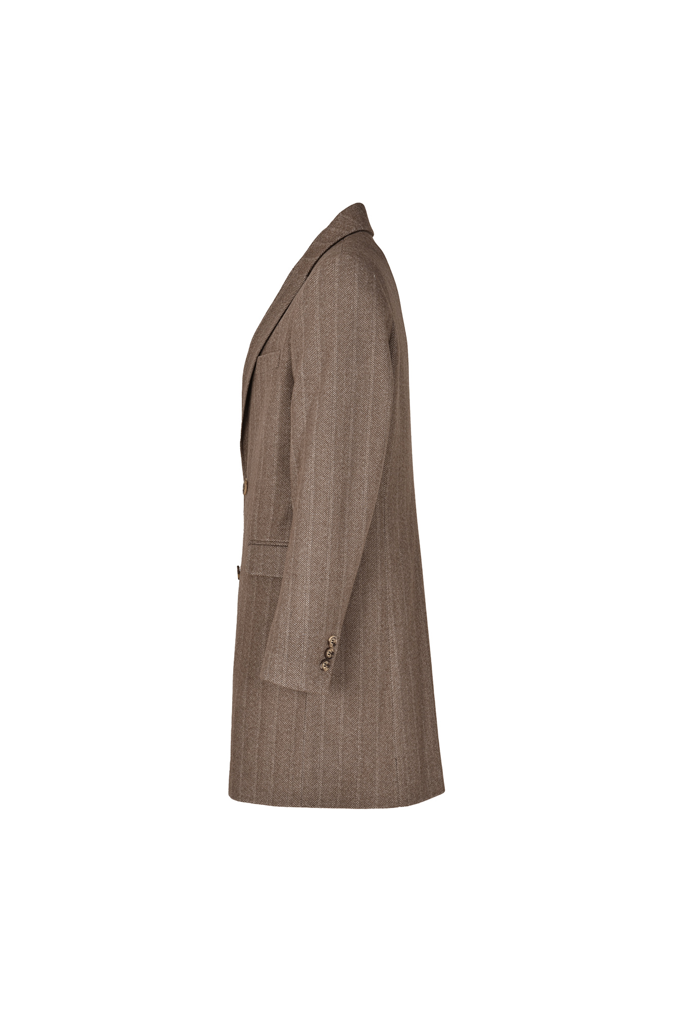 پالتو بلند یقه بلیزر چهار دکمه