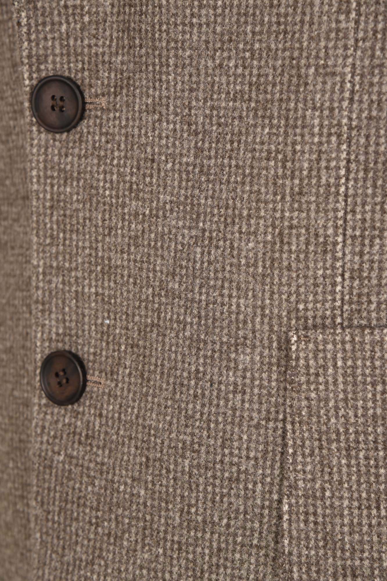 کت پشمی چهارخانه