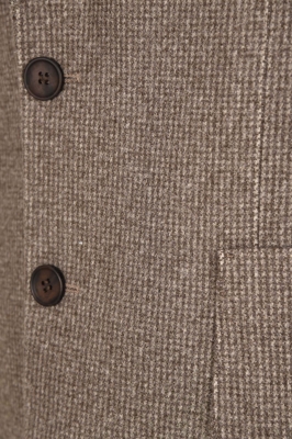 کت پشمی چهارخانه