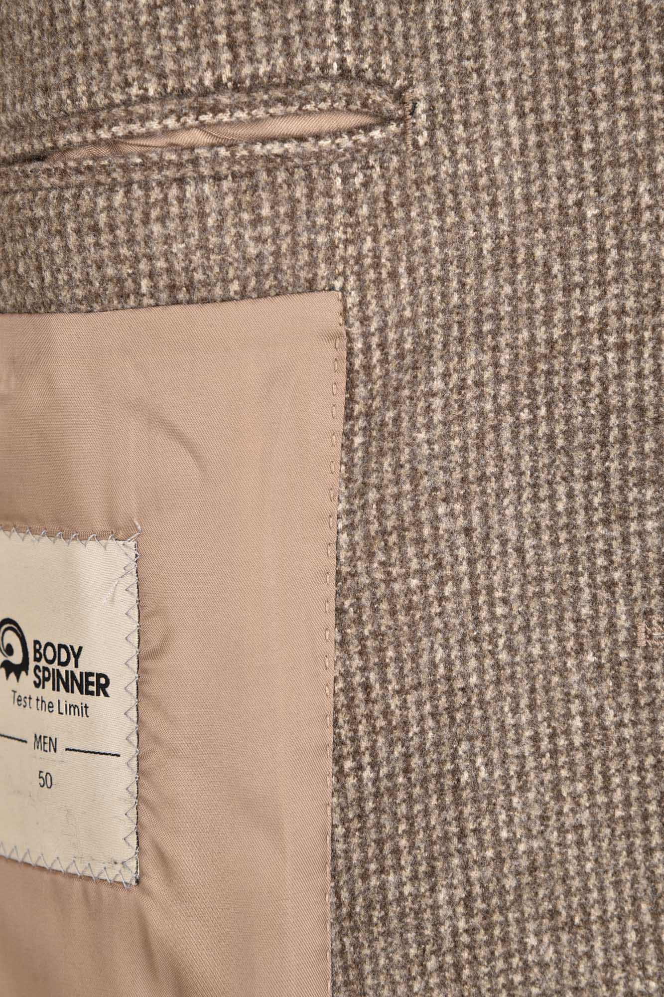 کت پشمی چهارخانه