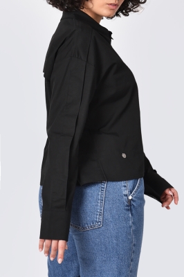 شومیز آستین بلند نوار دار