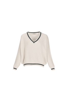 بافت یقه هفت آستین بلند