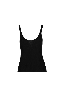 تاپ بافت یقه هفت بغل چاک دار