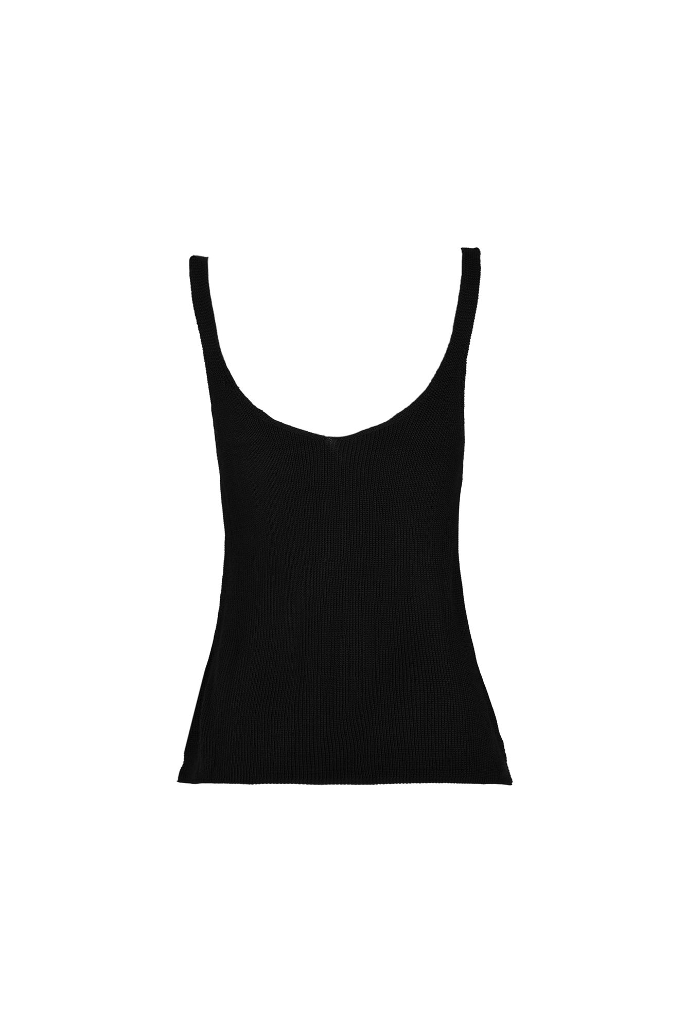 تاپ بافت یقه هفت بغل چاک دار