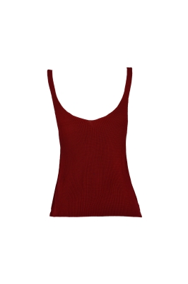 تاپ بافت یقه هفت بغل چاک دار