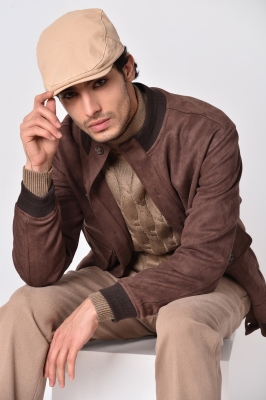 کاپشن کوتاه سوییت دکمه دار