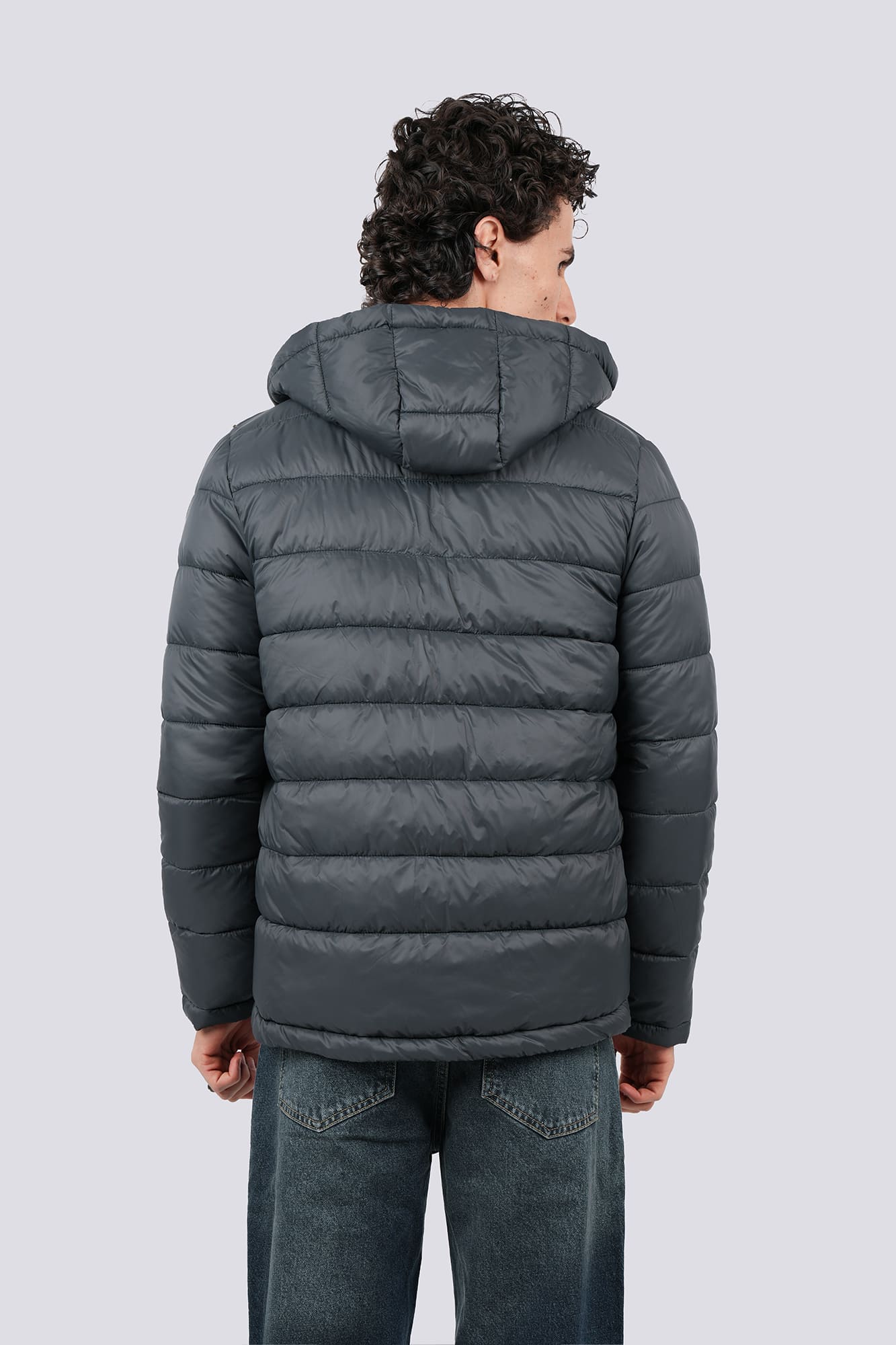 کاپشن کوتاه کلاهدار