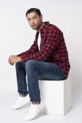 پیراهن آستین بلند رگولار فیت